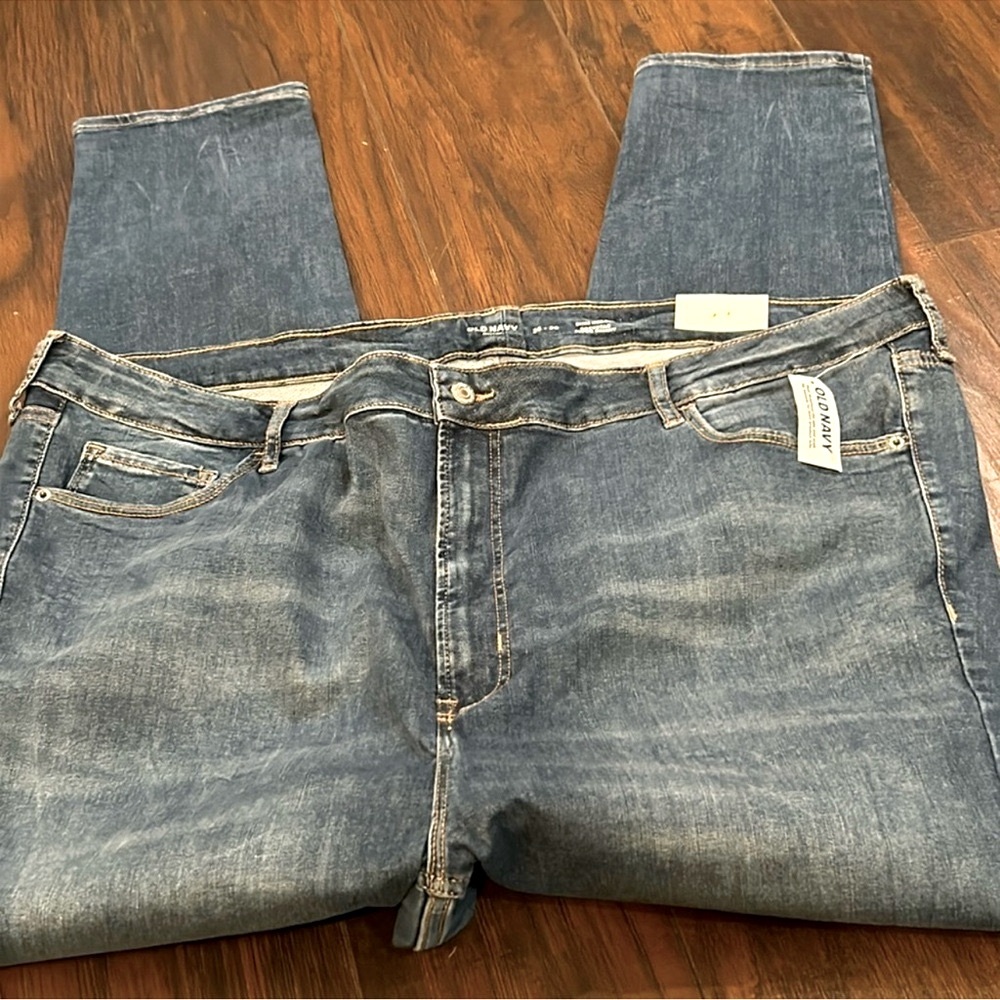 NWT Womens Old Navy Plus Rockstar Extra High Rise Skinny Jeans - Picture 4 of 14